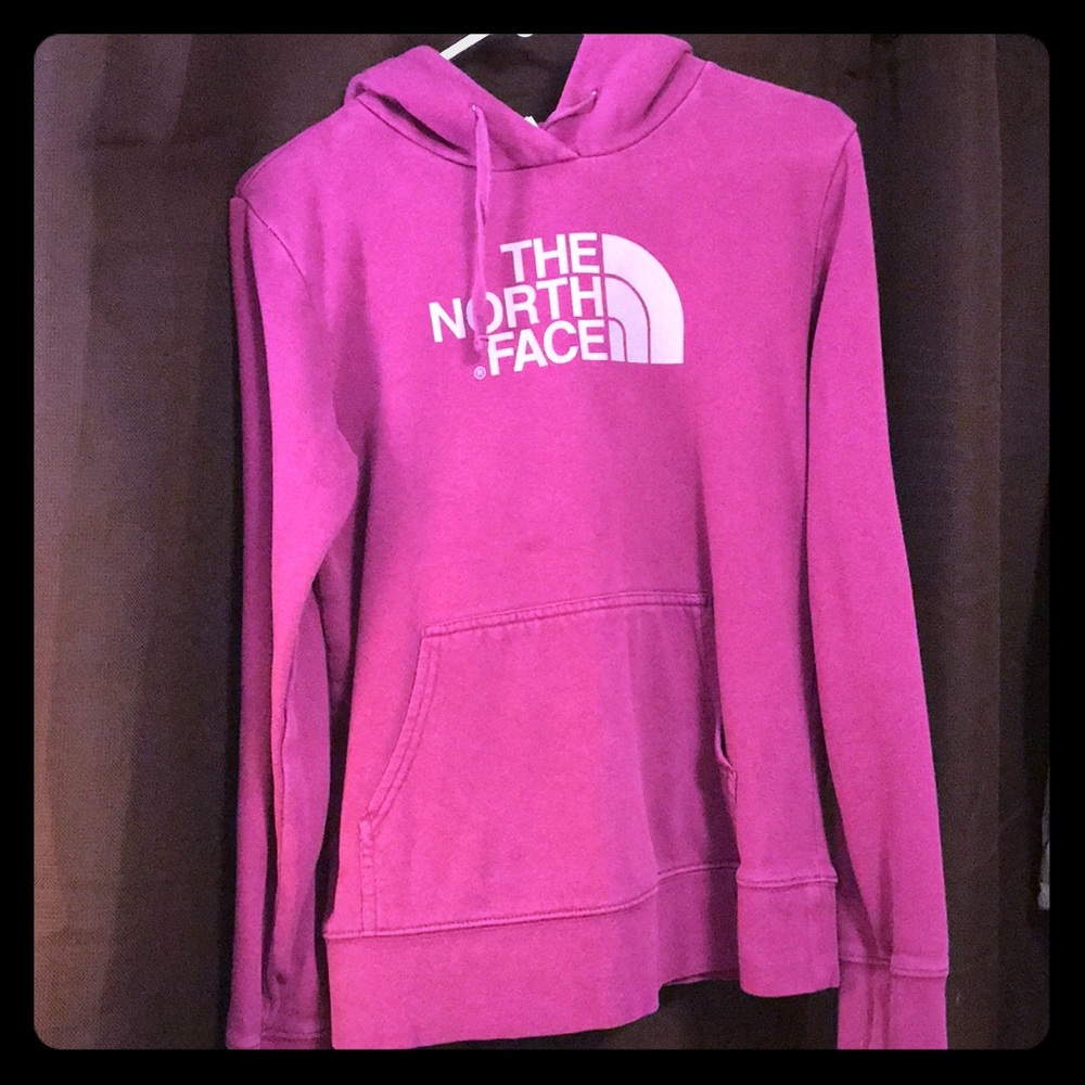 Magenta NorthFace Hoodie